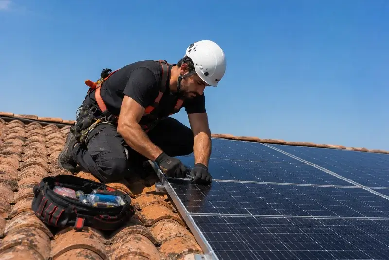 Maintenance et monitoring de panneaux solaires à Avelin