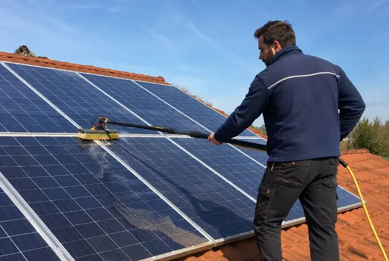 Nettoyage et entretien de panneaux solaires à Avelin